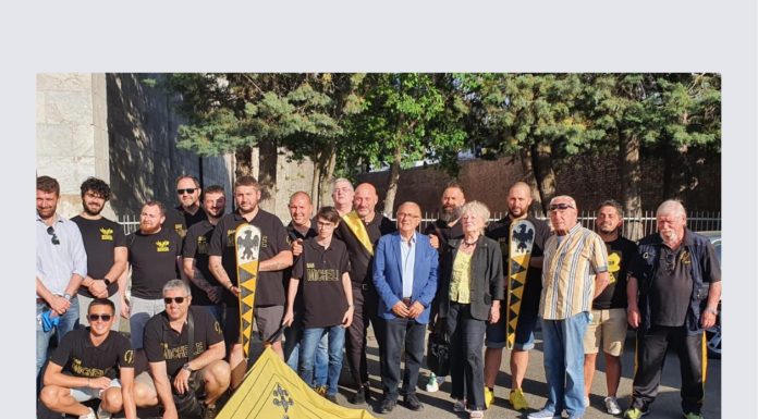 Chiesa di San Michele degli Scalzi – Celebrazione della Benedizione della Bandiera Giallonera