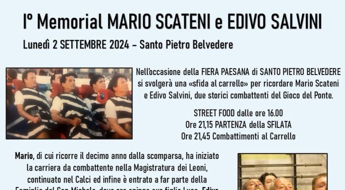 1° Memorial Mario Scateni e Edivo Salvini